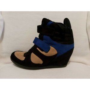 Simply Vera Vera Wang Black Wedge Heel Sneaker Bo